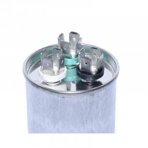 Condensator aluminiu aer conditionat 50 +10UF, 370V - Img 2