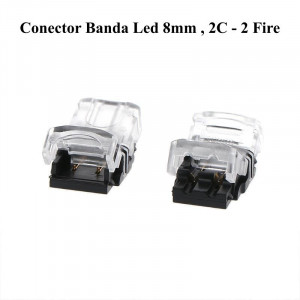 Conector banda LED 8mm 2 pini - Img 2