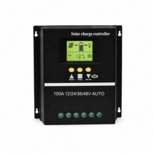 Controler Incarcare Solara PWM 100A, 12/24/36/48V Auto, LCD si 2 USB