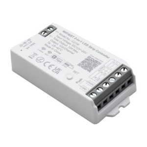 Controler WiFi si Bluetooth Tuya pentru Banda LED de 12–24V, Monocolor si CCT, C21W