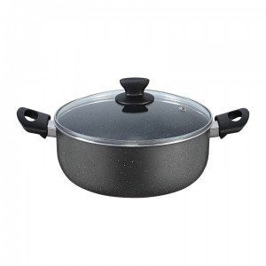 Cratita teflon cu capac sticla 26 cm