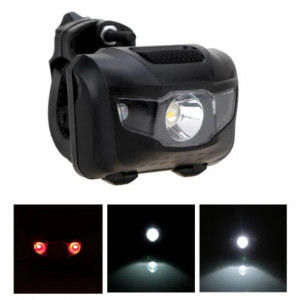 Far stop dual 3xAAA, lumina alba si 2 LED rosii - Img 2