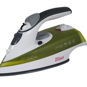 Fier de calcat talpa ceramica ZILAN ZLN-8082,Verde Putere 2200W, calcare cu aburi si uscata, functie autocuratare,Verde