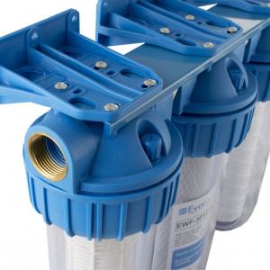Filtru apa triplu cu carbune/bumbac/sita 3*1"*10" - Img 3