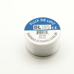 FLUDOR DE LIPIT CU PASTA ,100G - 0,5MM, SN60/PB40