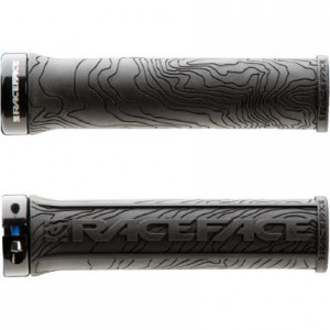 Gripuri Mansoane RACE FACE GRIP HALF NELSON W/LOCK negru - Img 2