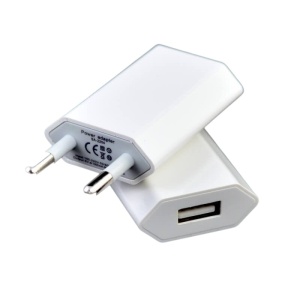 Incarcator retea tip stecher 220V 1 x USB 5V/1A