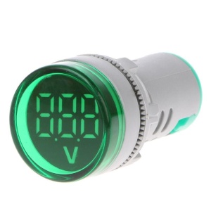 Indicator Digital Voltmetru Verde 250V/AC 20-500V AD101-22VM/V