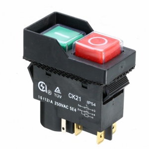 Intrerupator comutator cu releu termic de protectie 220V 16(12)A