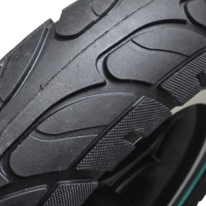 Janta cu disc frana si cauciuc solid plin de strada trotineta 10 x 2.50 inch - Img 2