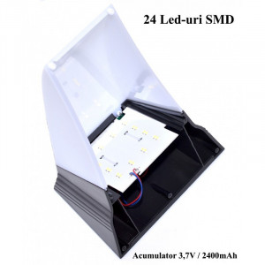 Lampa de perete solara FX-20W-IP66 cu senzor miscare - Img 5