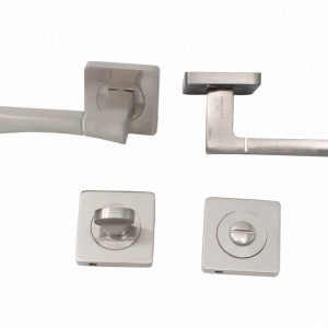 Manere XL sild patrat buton la interior NICHEL