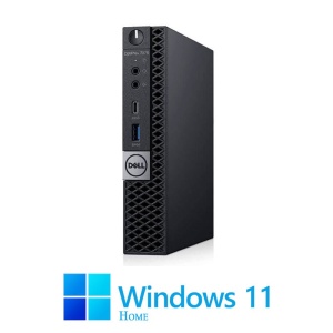 Mini PC Dell OptiPlex 7070, Hexa Core i5-8500, 16GB DDR4, 256GB SSD, Win 11 Home