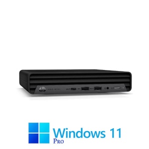 Mini PC HP ProDesk 400 G9, Hexa Core i5-12500T, 16GB, 256GB SSD, Win 11 Pro