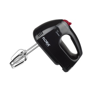Mixer de mana Floria ZLN-7567 Negru, Putere 150 W, 7 viteze, Buton eliberare accesorii
