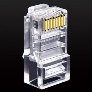 Mufa UTP Plastic RJ45 100b/Set
