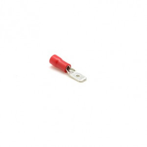 Papuci electrici izolati rosu tata 4,8mm 100b/Punga