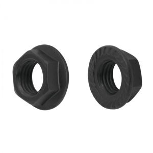 Piulita pentru ax spate MTB din otel – negru