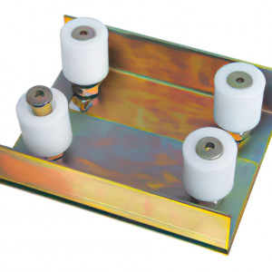 Placa patru role ghidaj 200mm