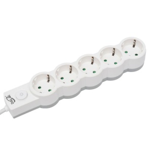 Prelungitor Electric cu Intrerupator, 5 Prize si Protectie Copii, Cablu 3x1mm - Img 4