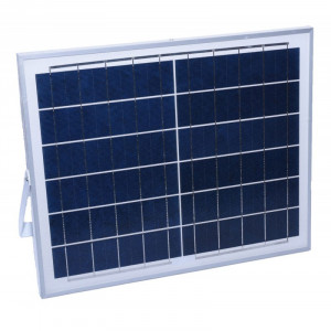 Proiector cu panou solar, senzor de lumina si telecomanda 60W - Img 5
