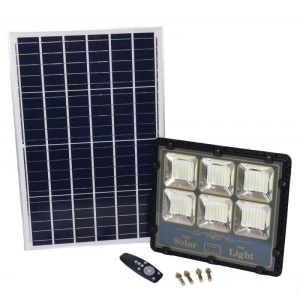 Proiector LED 400W cu panou solar si telecomanda
