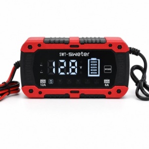 Redresor Auto Inteligent 12V 12A / 24V 6A Reparare Puls SWT-1206 - Img 2