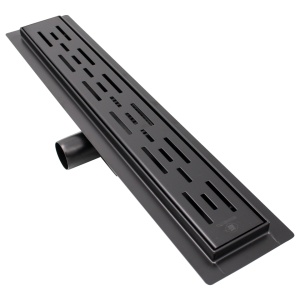 Rigola din inox CLASSIC NEGRU 400x70 - Img 5