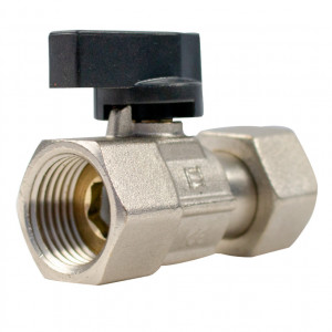 Robinet cu olandez nedemontabil 1/2"FF 1/2"F - Img 2