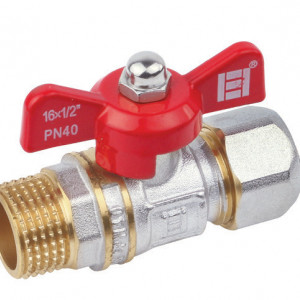 Robinet fluture ptr.pexal 16*1/2" FE