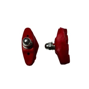 Saboti frana de bicicleta ,2 pe set – rosu - Img 2