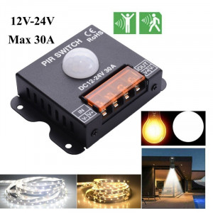 Senzor PIR-30 comutator miscare 12V-24V / 30A - Img 2