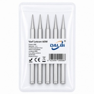 Set 5 Bucati Varfuri pentru Letcon Electric 60W, 5.4mm x 70mm - Img 4