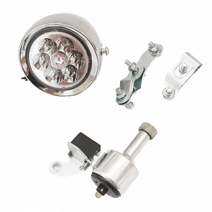 Set clasic de far LED si dinam - Img 2