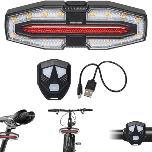 Set far si stop led pentru bicicleta cu incarcare USB