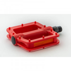 Set pedale FPD, marime 9/16″, ax Boron / Cr-Mo, culoare rosie