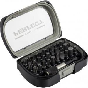 Set varf surubelnita 1/4” 30buc+maner