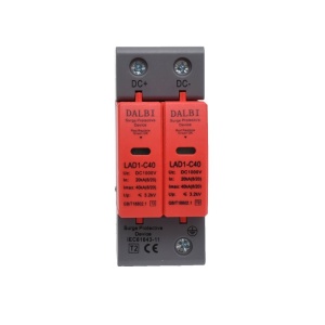 Siguranta pentru Sisteme Fotovoltaice DC 1000V / LAD1-C40 Descarcator de Supratensiune