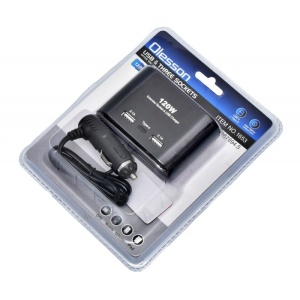 Spliter Auto 120W cu 3 Prize 12/24V + 2 Usb + 1Tip C - Img 4