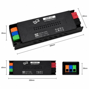Sursa Alimentare LED 24V 300W 12.5A Slim cu Conectare Rapida Push-In - Img 2