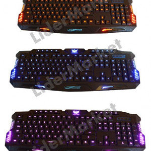Tastatura gaming iluminata in 3 culori M200 USB
