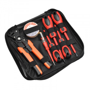 Trusa 7 piese electrician cu surubelnite si cleste multifunctional 5-1 - Img 3