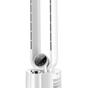 Ventilator turn Zilan ZLN1117 fara palete, Functie umidificare, Timer, Oscilatie, 3 trepte de viteza, 3 moduri presetate, 40 W