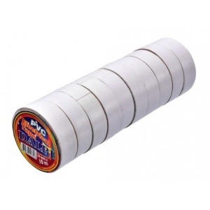 Banda Izolier Alba 19mm x 10m - Set/10buc