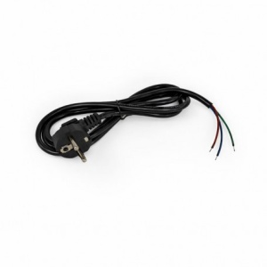 Cablu Alimentare cu Stecher Schuko 3x0.75mm² 300/500V Lungime 1.4m Negru