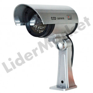 Camera de supraveghere falsa cu led - aspect realist