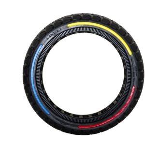 Cauciuc solid plin trotineta 8.5 x 2 - 6.1, cu dungi colorate - Img 4