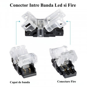 Conector banda LED 8mm 2 pini - Img 3