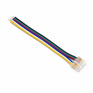 Conector Banda LED COB RGB+CCT 12mm 6 Pini cu Cablu 10cm YOA6P-12-1 Set 10 Buc - Img 2