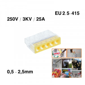 Conector doza rapid 5G - EU2.5 / PCT-415D - Img 3